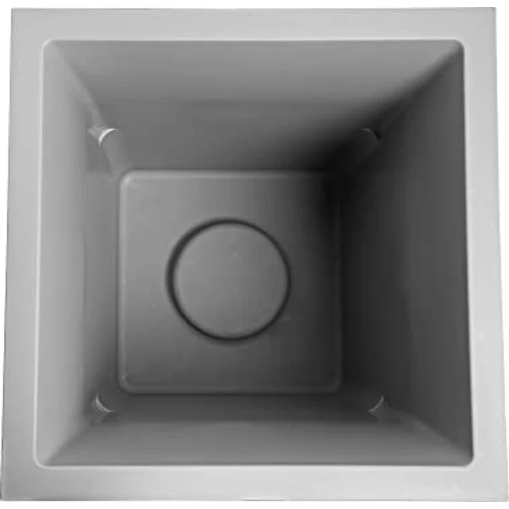 ONDIS24 Pflanzkübel Pflanzkübel Blumenkübel Blumentopf Vulkan 40, Gestein/Basalt/Graphit Optik mit Wasserspeicher – Bild 4