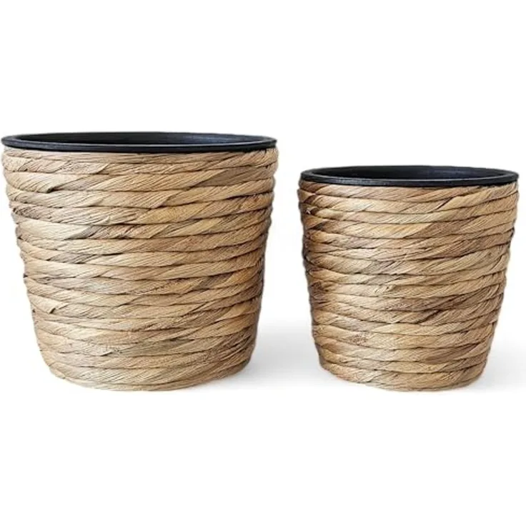 INtrenDU Blumentopf Blumentopf rund 2er Set (2er Set)