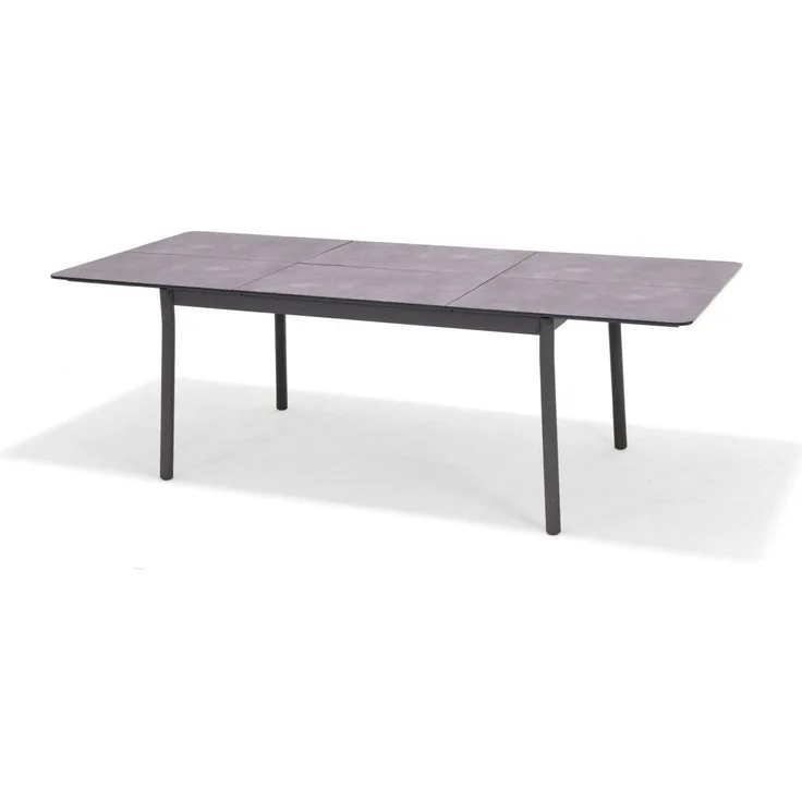 Primaster Gartentisch Taormina 160 x 99,8 cm ausziehbar bis 2,40 m Aluminium