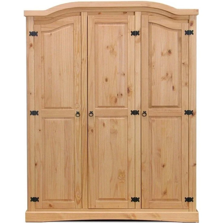 ebuy24 Kleiderschrank New Mexico Kleiderschrank 3-Trg. Breite 152 cm, Hö – Bild 1