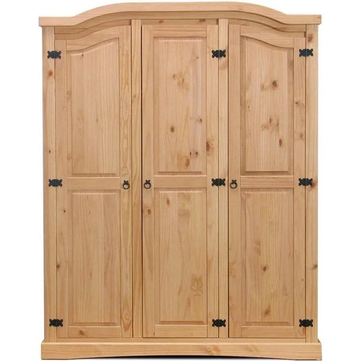 ebuy24 Kleiderschrank New Mexico Kleiderschrank 3-Trg. Breite 152 cm, Hö