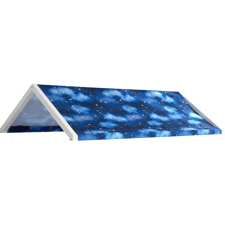 Dachvorhang mit Motiv für Hausbett "Kay" 120x200 cm