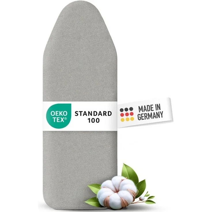 Arteneur Bügelbrettbezug, Made in Germany, OEKOTEX100, Zubehör für alle Bügeltische dank 5 Größen, Vergleichssieger, Hitzereflektierend, Gummizug – Bild 4