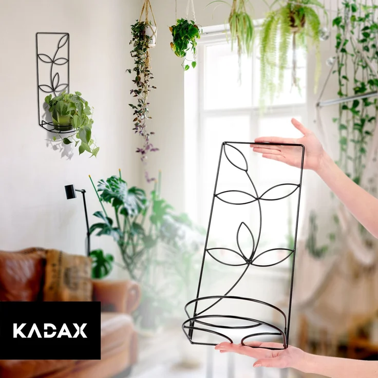KADAX Blumentopfständer, Metall, hängend, 50 cm – Bild 5