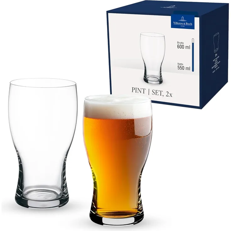 Villeroy & Boch PURISMO BEER Pilsglas Pint 2er Set