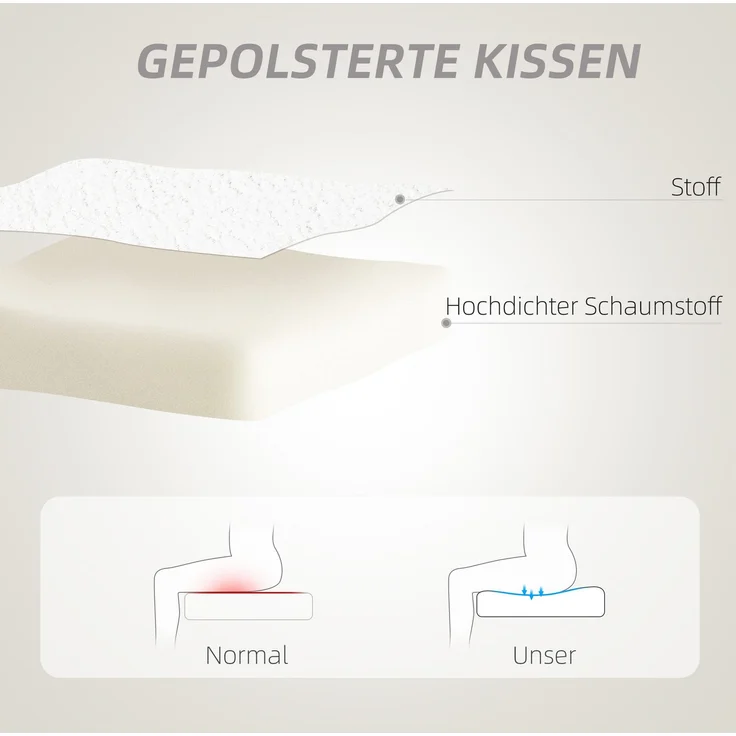 MELAYR, Schreibtischstuhl, Bürostuhl, Herzförmige Rückenlehne, gepolstert, Weiß, 56 x 45 x 88 cm – Bild 6