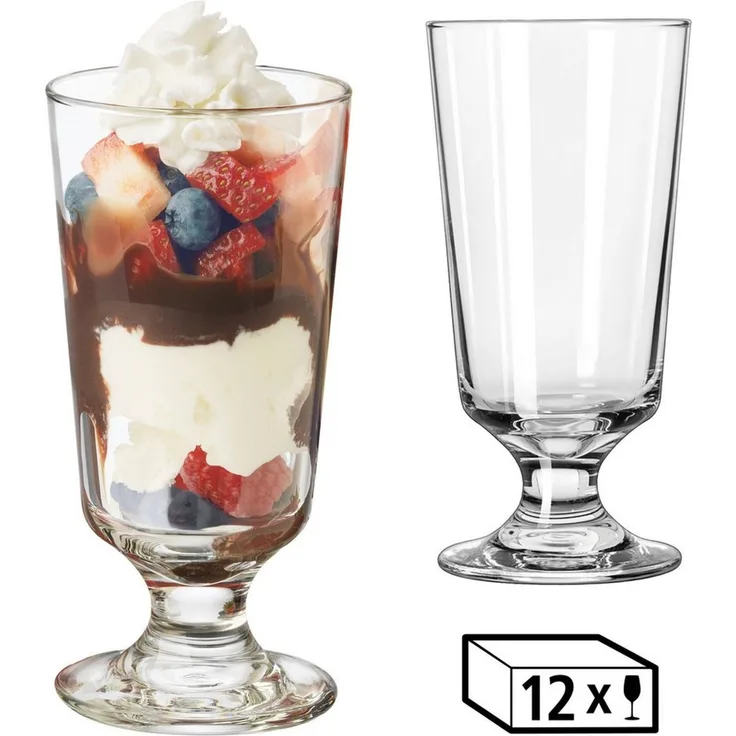 LIBBEY Gläser-Set Libbey Highballglas 12er Set -EMBASSY-, 12-tlg, Glas, 296 ml, hochwertig verarbeitet, im modernen Design