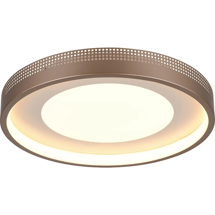 Moderne LED Deckenleuchte SOLEA getrennt schaltbar, Coffee Ø 40cm – Bild 2