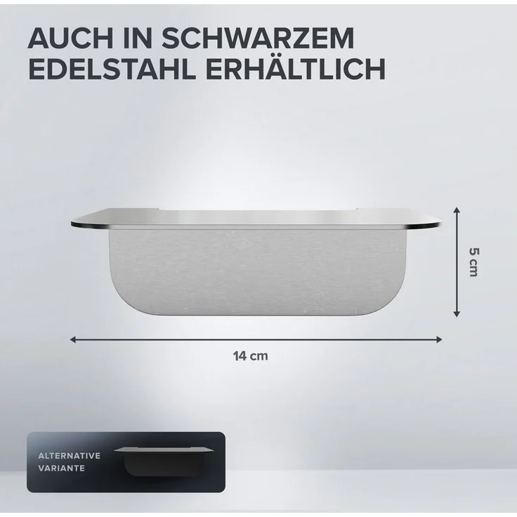 ovimar Badregal Halsbarre, 1-tlg, aus Edelstahl in Silber zur Zum Kleben – Bild 2