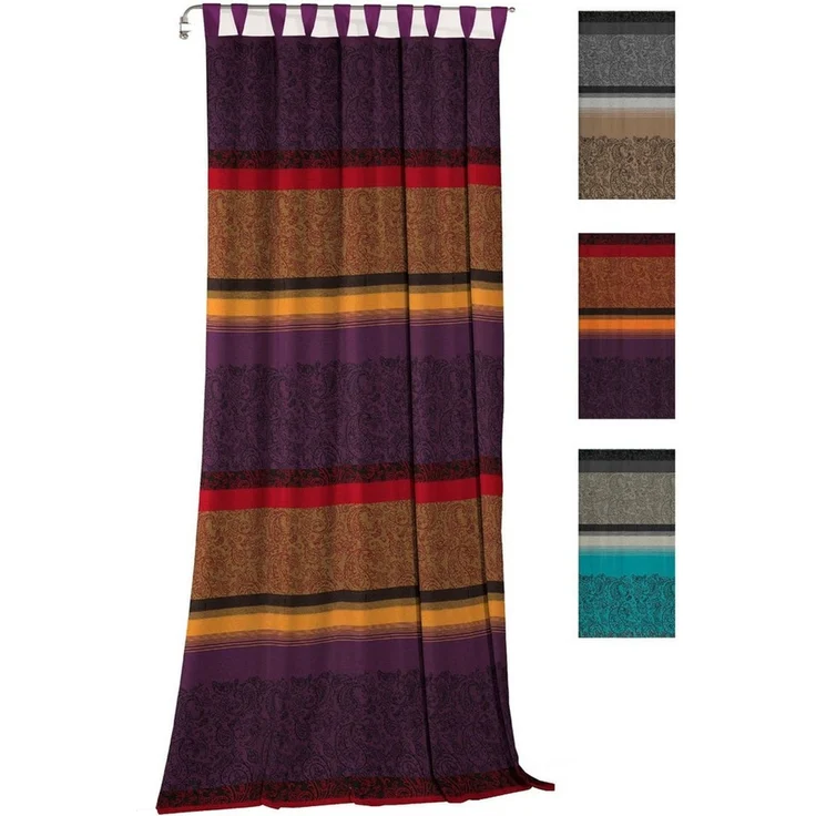 Wirth Vorhang Maribor (1 St), Schlaufen, blickdicht, Jacquard – Bild 4