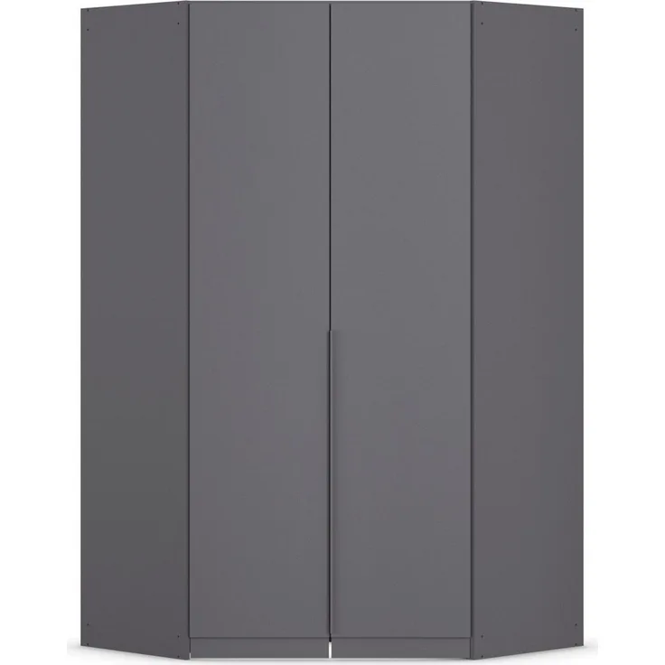 OTTO home Eckkleiderschrank Kleiderschrank Schrank Ankleidezimmer Schlafzimmer Garderobe AGORDO (in zwei Griff-Farben, Breite/Tiefe 117x117 cm, Höhen 210/229 cm) voll ausgestattet mit großzügigem Stauraum, 2 Höhen MADE IN GERMANY