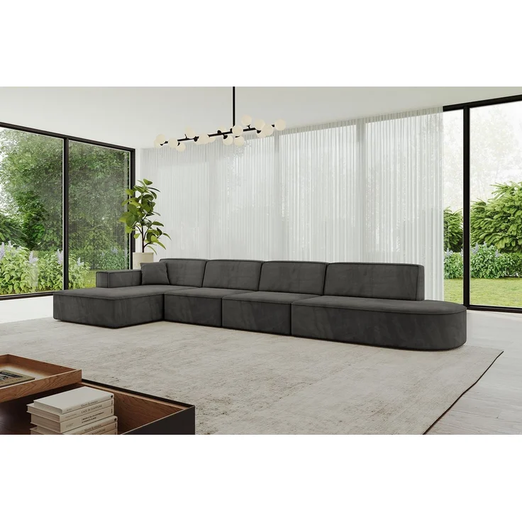 ALTDECOR Ecksofa IREA-L3-v4, Sofa Praktische Bequeme Funktionsecke Couch L-Form Eckcouch, Corner Sofa L-Form Vielseitige Sofa Wohnlandschaft Wohnzimmer – Bild 2