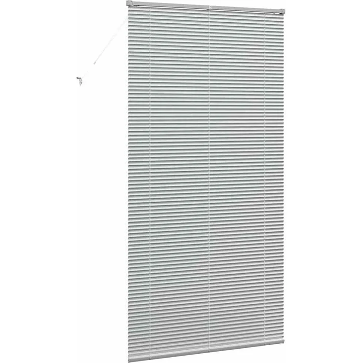vidaXL Venezianische Jalousie Silber 220 x 110 cm 25 mm Aluminium 42005949 – Bild 7