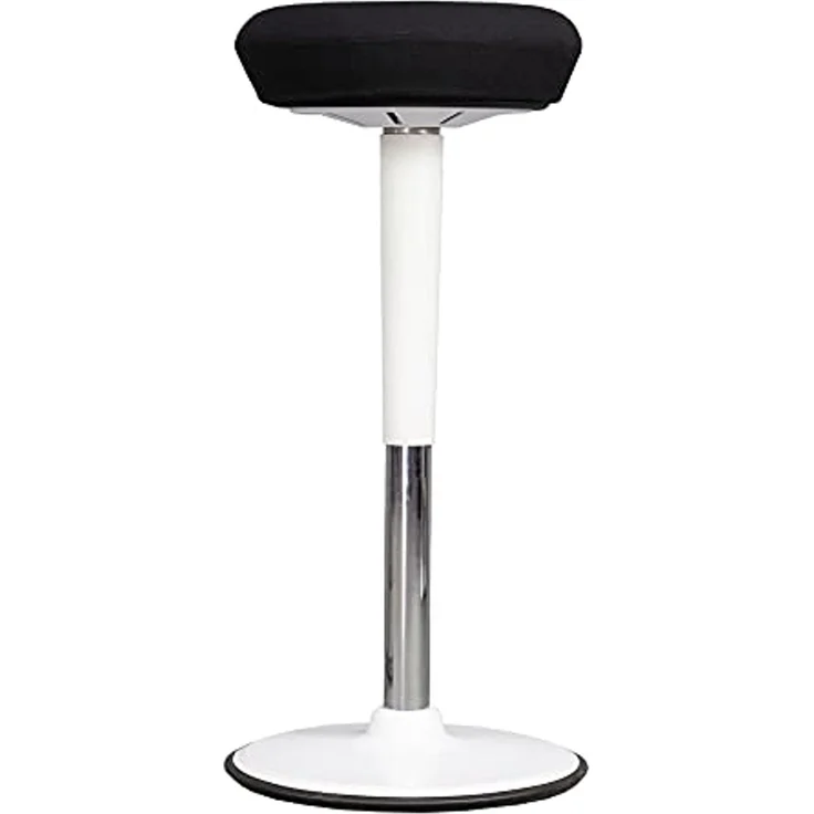 Selsey Trobber - Barhocker / Küchenhocker mit Swing-Effekt, ergonomisch, höhenverstellbar 60 - 85 cm (Schwarz) – Bild 5