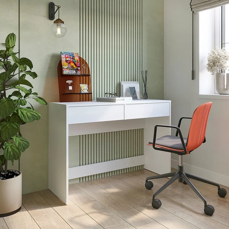 KOMTO Schreibtisch KOMTO Desk NOVA Serie – Schreibtisch mit 2 Schubladen, Stauraum – Bild 2