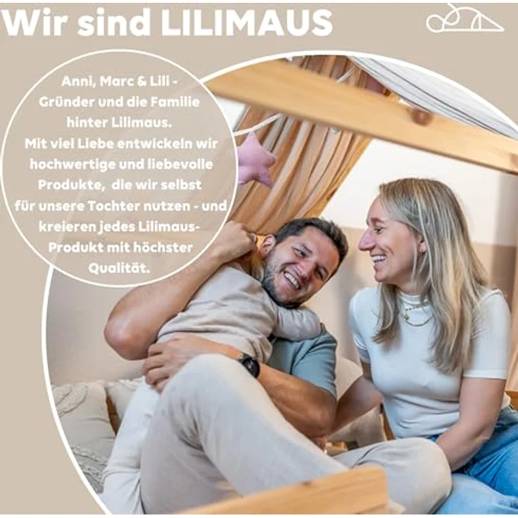lilimaus Betthimmel Hochwertiger Baldachin Betthimmel für Baby- und Kinderbetten, Hochwertiger Betthimmel für Babybett, Kinderbett oder Kuschelecke – Bild 8