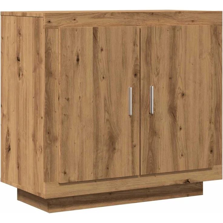 vidaXL Sideboard Artisan-Eiche 80x40x75 cm Holzwerkstoff 856863 – Bild 1