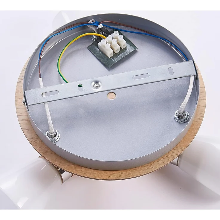 Lindby Deckenleuchten Vivica, Holz IP20, 3 x 40 W – Bild 6