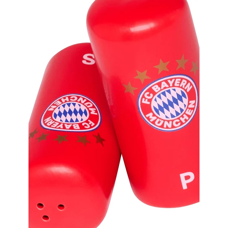 FC Bayern München Frühstücksbrett FC Bayern München Salz- & Pfefferstreuer Rot I Keramik I Fußball, Keramik – Bild 3