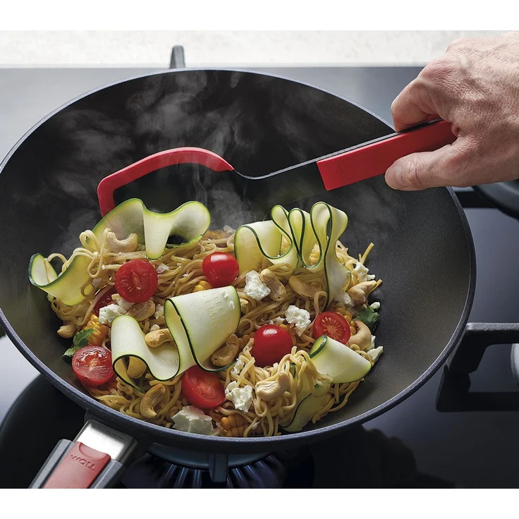 WOLL Wok Eco Lite QXR Ø 30 cm/ H: 10 cm / 4,1 L PFAS‑frei Diamond‑QXR Versiegelung Aluminium (100 % recycelt) abnehmbarer Griff alle Herdarten inkl. Induktion bis 250 °C Spülmaschinenfest – Bild 5
