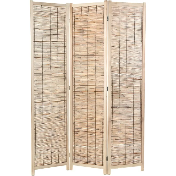 DESIGN DELIGHTS Paravent RAUMTEILER PLAYA, Schilfrohr, 170x120 cm, Natur Paravent Sichtschutz