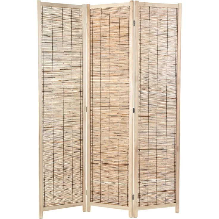 DESIGN DELIGHTS Paravent RAUMTEILER PLAYA, Schilfrohr, 170x120 cm, Natur Paravent Sichtschutz