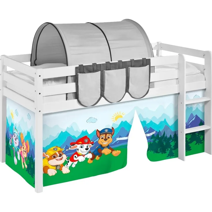 Lilokids Bettvorhang PAW PATROL BLAU Bettvorhang für Hoch- und Etagenbetten, Einfaches Anbringen dank Klettverschluss