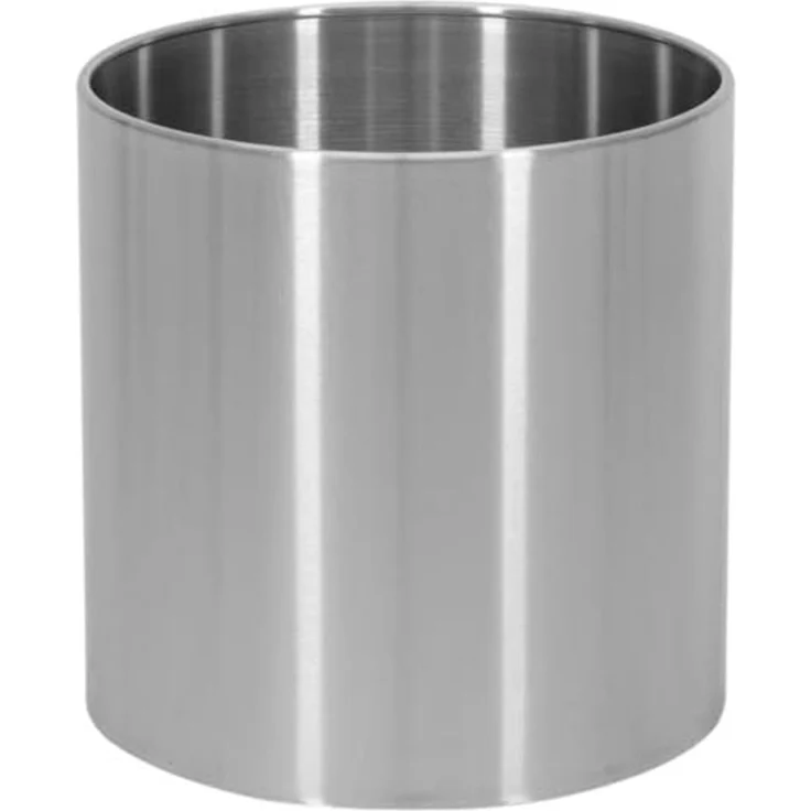 EUROPALMS STEELECHT-35 Nova, Edelstahlübertopf, Ø35cm – Bild 1