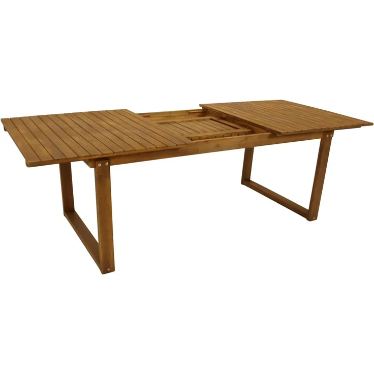 DEGAMO SANTIAGO Garten-Ausziehtisch, Holz Akazie, braun, 180/240x100cm – Bild 6