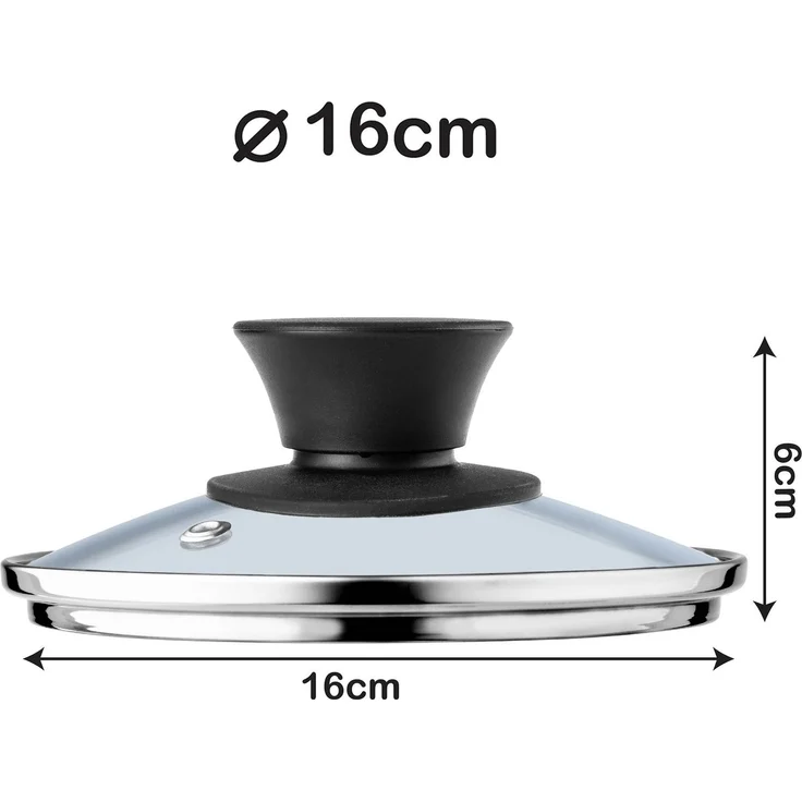 KADAX Deckel Hitzebeständiges Glas für einen 16cm Topf – Bild 3