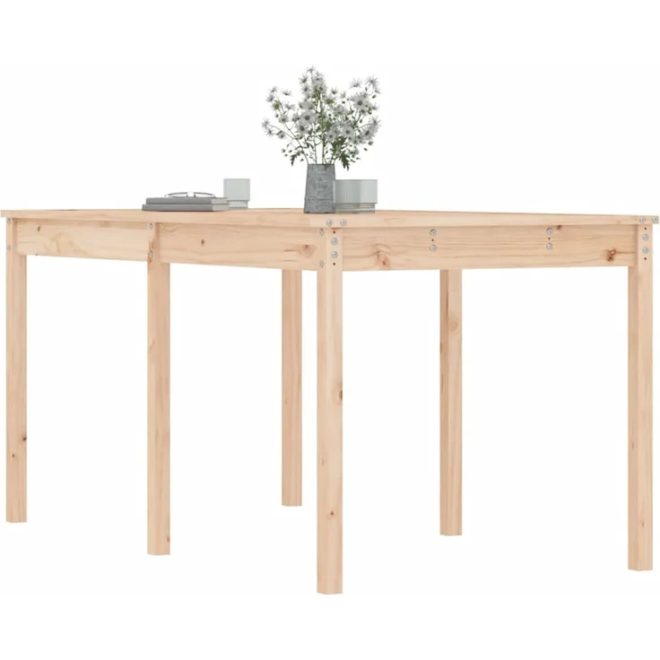 Gartentisch, Balkontisch 159,5 x 82,5 x 76 cm Massivholz Kiefer – Bild 4