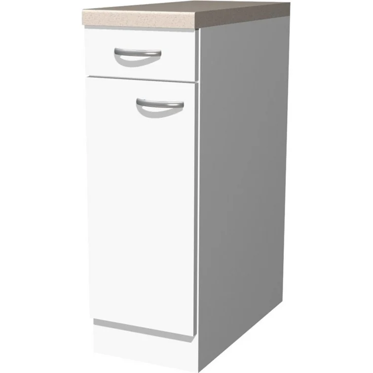 Flex-Well Unterschrank Küchenunterschrank - 30 cm breit - Weiß – Witus – Bild 1