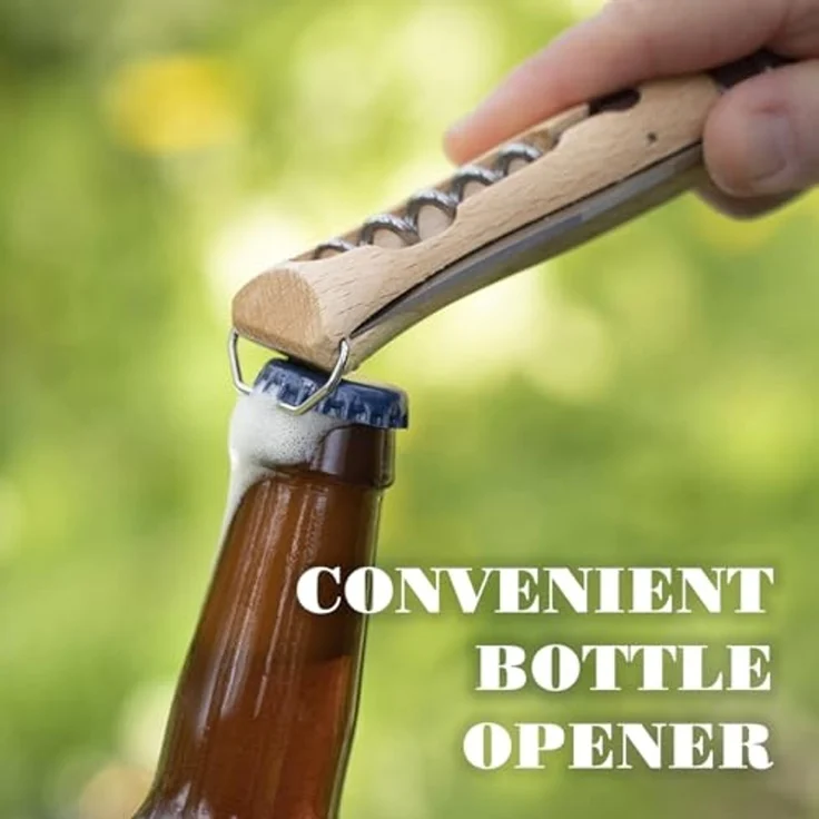 Opinel Taschenmesser No. 10 mit Korkenzieher – Bild 4