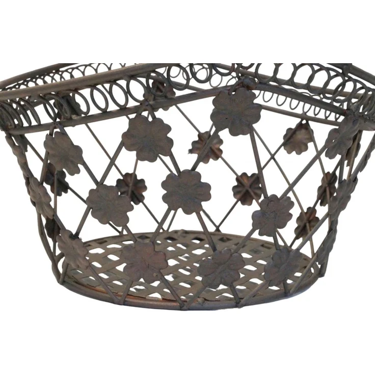 Henkelkorb Tecla mittel ca. 36 cm - Gartendekoration – Bild 2