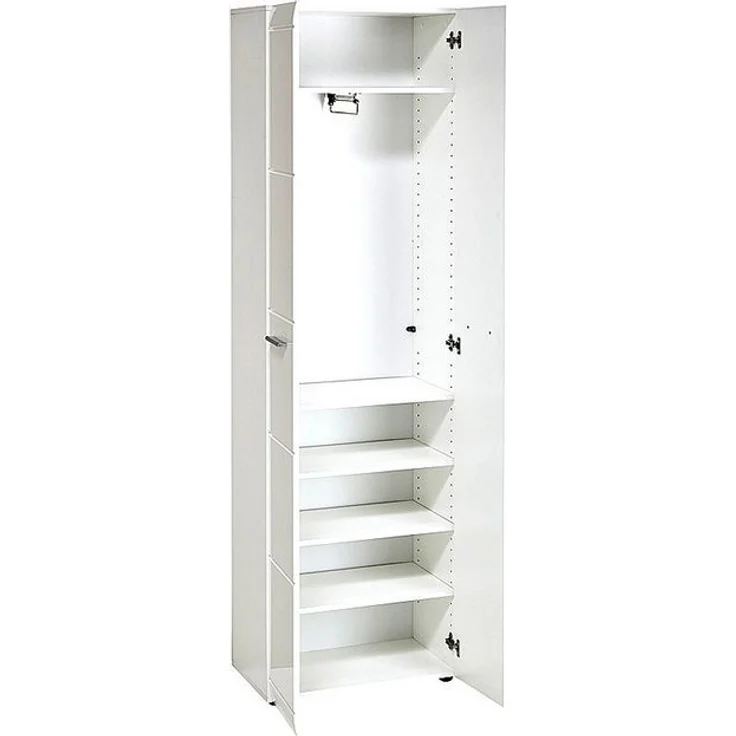 Lomadox Garderoben-Set DANARO-01, (Spar-Set, 6-St), Garderoben Set Hochglanz weiß (5-teilig), BxHxT ca. 329x200x37cm – Bild 4