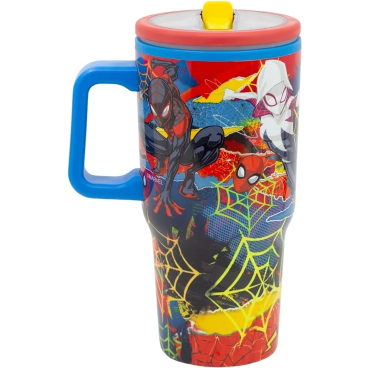 Paw Patrol Thermobecher 640 ml Edelstahl doppelwandiger Trinkbecher mit Trinkhalm