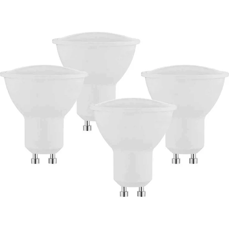Müller-Licht 4 x LED Leuchtmittel Reflektor 4,5W = 50W GU10 320lm warmweiß 2700K