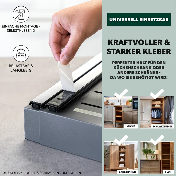 Teleskopschublade 2er, 43-67 cm – Bild 4