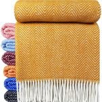 Wolldecke "Tirol-M", 100 % Wolle, 140 x 200 cm in versch. Farben, STTS