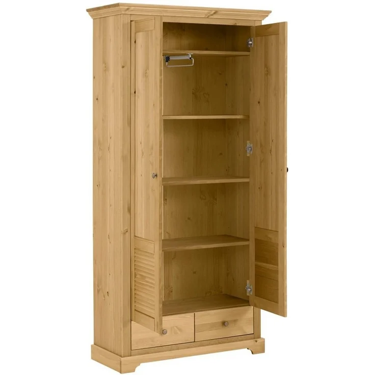 OTTO home Garderobenschrank Ayanna Breite 94 cm, 2-türig, aus massiver Kiefer, FSC® – Bild 2