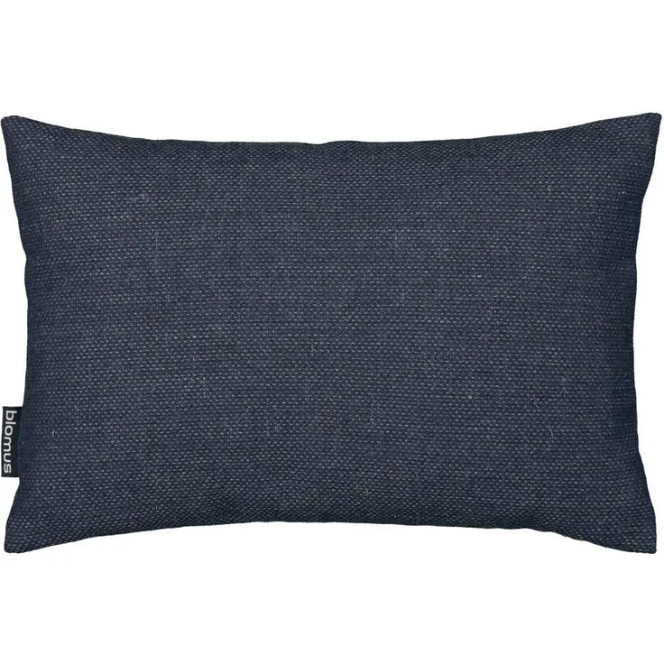 Blomus SIVO Kissen, Dekokissen, Kopfkissen, Wolle, Kunstfaser, midnight blue, 36x24 cm, 65884