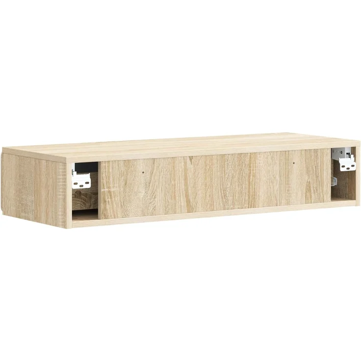 vidaXL Wandmontierter Beistelltisch Sonoma-Eiche 87,5 x 34,5 x 17 cm 898327 – Bild 6