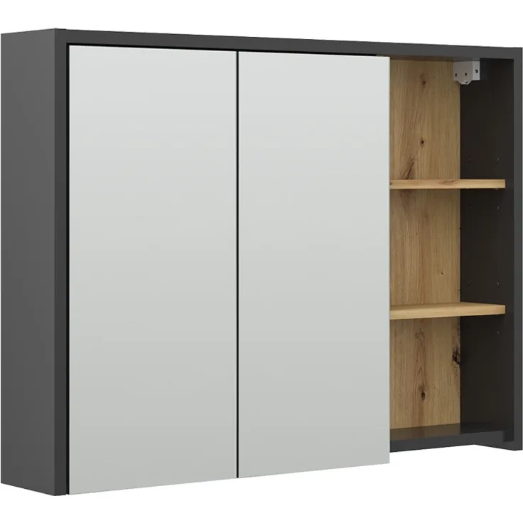Badspiegelschrank Viola Artisan-Eiche 100 x 75 cm Vicco