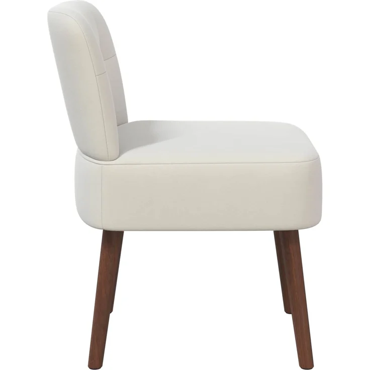 vidaXL Schlafsessel Creme Samt 42050520 – Bild 4