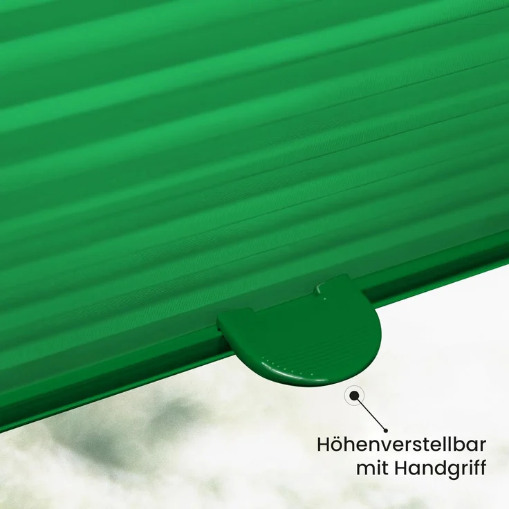 Sonello Plissee Klemmfix ohne Bohren 80x120 cm Grün Faltrollo Plisseerollo Jalousie für Tür & Fenster Blickdicht Sichtschutz Sonnenschutz Fertifplissee Rollo – Bild 4