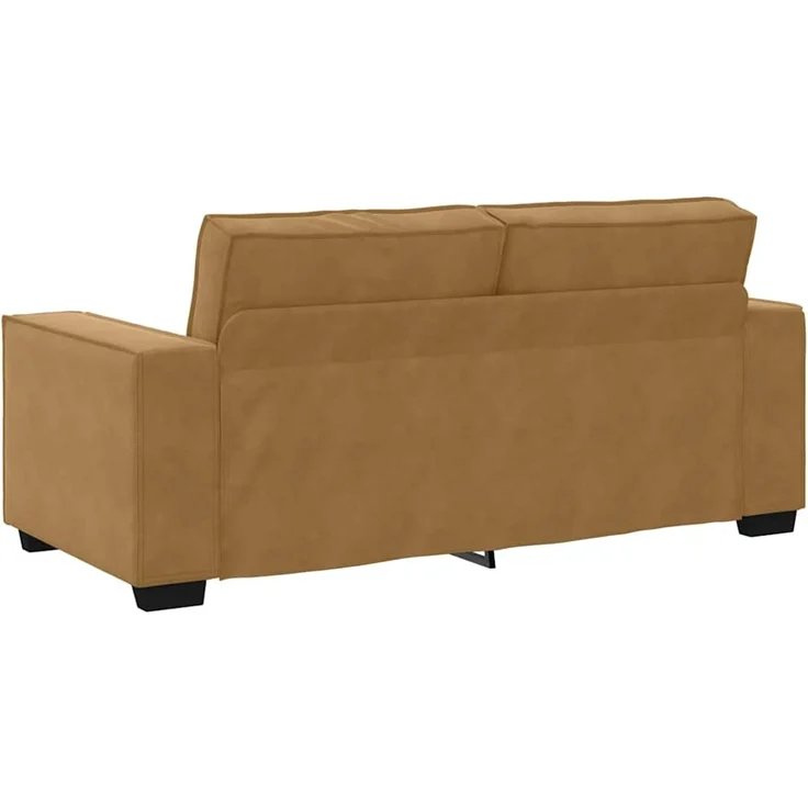 vidaXL 2-Sitzer-Sofa Braun 180x78x84 cm Samt 4105027 – Bild 5