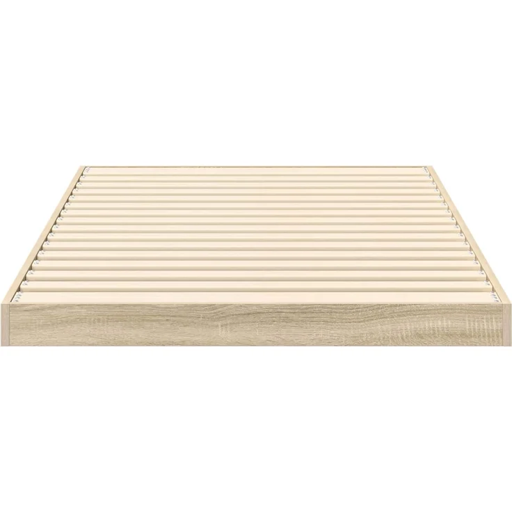 vidaXL Bodenbettrahmen, Holz Sonoma-Eiche Natur, 86,5x200 cm – Bild 6
