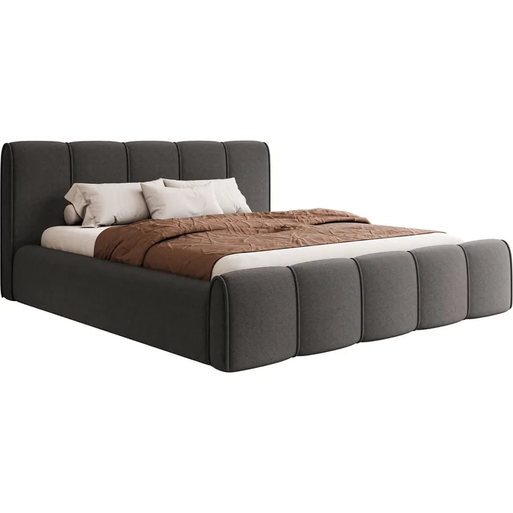 Polsterbett Lewis (Farbe: Kronos 22, Größe: 200x200)