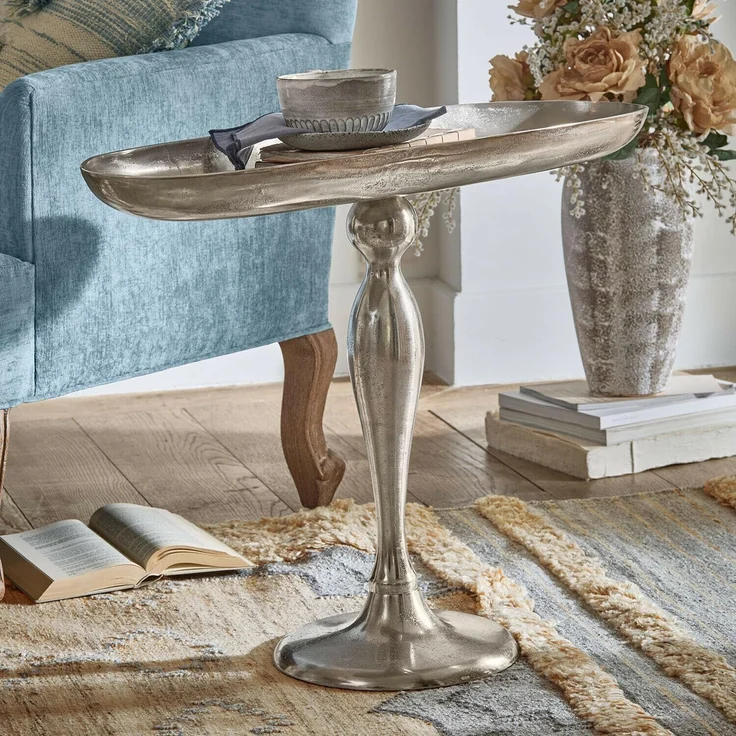 Mirabeau Beistelltisch Beistelltisch Stonebrook silber – Bild 2