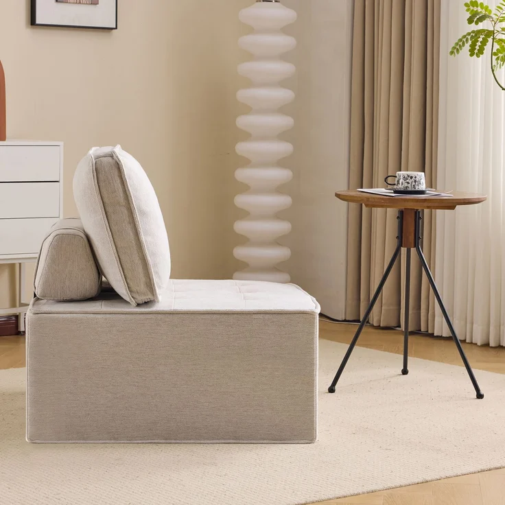 EINHOM Einzelsofa, Kleine Sitzgarnitur, Wohnzimmer-Sessel, Sitzsack, Sofa für Schlafzimmer, Gästezimmer oder Kinderzimmer – Bild 7